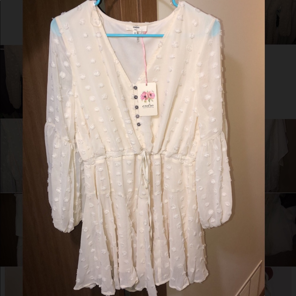 Impressions Boutique Swiss Dot Shift Dress